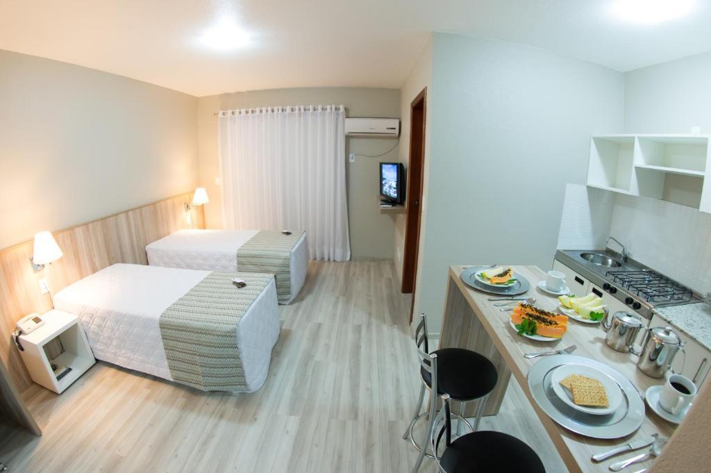 Aquarius Hotel Flat Residence Santa Cruz do Sul Habitación foto